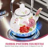 Ensembles de vaisselle TEA Kettle Retro Emaill Ketles Pot de cuisine Verser le poêle à café Tobe Tobe Tovetop Water