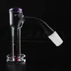 Beracky Full Weld Beveled Edge XL Terp Slurper Smoking Quartz Banger mit Glaspilz Marmor Ruby Pill Pearl Set 20 mmOD Nahtlos geschweißte Nägel für Wasserbongs Rigs