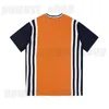 Designer Brand Mens Plus Size Stick T-shirts T Shirt Luxury Higest Europe Size Orange Patchwork Stripe Casual Slim Fit Geometry Classic Summer Terry Tee Tops