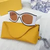 Lunettes de soleil à la mode pour femmes en panneau de fibres d'acétate Lunettes de soleil bicolores à la mode et à la mode Lunettes de soleil luxueuses pour femmes