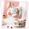 Teaware Sets Ceramic Coffee Tea Set Korean Pastoral Style Mother And Son Cup Pot Porcelain Teawear Drinkware