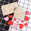 Baking Moulds Lip Heart Shapes Silicone Mold Sugarcraft Cookie Cupcake Chocolate Fondant Cake Decorating Tools