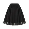 Skirts Women's High Waist Pleated Circle Skirt Pencil For Women Below Knee Long Denim With Pockets