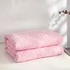 Filtar sommar Jacquard Pure Cotton Handduk Filt Beddrage Multifunktion Mysig andningsbar geometri Sofa Travel Throw Bed Sheet