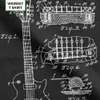 Patent akustyczny gitara elektryczna Muzyka Mężczyźni T-koszulka Crazy 100% Cott Short Rleeves Tees T-shirts