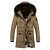 Pop Winterjas Mannen Fi Capuchon Kraag Met Bont Windjack Mid-lg Parka Jas Mannen Plus Size M-4XL Warm Houden Mannen Kleding V3fy #