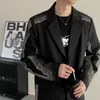 HKSH Spring Fi High-End Heavy Industry Hot Diamd Trendy Suit Jacket Men's Explosive Streetwear Large Size Korean HK0028 S928#