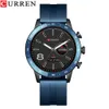 CURREN 6001 Smartwatch Heart Rate, Step Tracking, Fiess IP67 Waterproof Sports Intelligent Touch Screen Bracelet