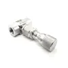 18 14 38 12 BSP NPT Femmina diritto ad angolo retto Acciaio inossidabile 304 316 Spillo dosatore microregolatore del flusso 240314