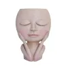 Paniers filles visage tête fleur planteur plante succulente fleur conteneur pot pot de fleurs figure jardin décor nordique table ornement