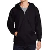 Herren-Kapuzenpullover, Sweatshirts, Kapuzenpullover, stilvoller Reißverschluss, einfarbig, lässiges Sweatshirt, bequeme Herrenjacke 24328