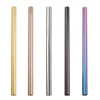 Drinking Straws High Quality Long Reusable Stainless Steel Metal Large Straight Straw 10mm/12mm