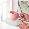 Tazze Piattini Ins Tazza da caffè Tulipano Alta bellezza Fiore squisito Mark Set da tè pomeridiano in ceramica e piatti