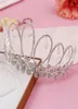 Rhinestone Crystal Wedding Party Prom Homecoming Crowns Band Princess Bridal Tiaras Hair Accessories Fashion LD5214356761