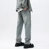Dernière conception Modèle Jacquard Jeans Desserrer Pantalons pour hommes Pantalons pour hommes Pleine longueur Denim Vêtements 33dp #