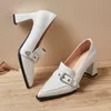 Designer Shoes Pointed toes Luxury Nude shoes Heatshoes Natural Genuine Leathe High Heels Pumps Chunky Studs rivets Studded Platform Pant Suede YGN48-J702-1