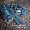 Watches Fashion Mens Luxury Pure Handmade Watch Strap Crazy Horse Leather Is Suitable for 441 24 Custom Various Straps Wristwatches Style