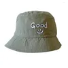 Береты, летняя детская шляпа-ведро, быстросохнущая детская солнцезащитная шапка ярких цветов, милая рыбацкая кепка для мальчиков и девочек, анти-УФ-панама, уличный пляж