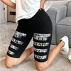 women Thin Fitn Short Pants Ladies High-Waist Summer Shorts Bottom Biker Cycling Shorts Bodyc Streetwear female Clothing Y1Vo#