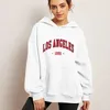 Dames Hoodies Sweatshirts YRYT Dames Brief Grafische Print Trekkoord Vintage Drop Schouder Sweatshirt Thermische Trui met Lange Mouwen 24328