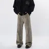Damen Jeans Leopardenmuster Street Hip-Hop American Retro Fashion Wide Leg Pants Slouchy Harajuku Style Girl Y2k Hose