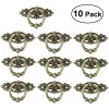 Çerçeve 10pcs Vintage Mutfak Dolabı Dolap Dresser Kapı Çekmece Yüzük Çekme Kulpları Knobs (Pirinç)