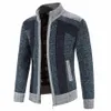 Autumn Spring Sweater Men's Cardigan Zip Up Turtleneck Jacket Y2K Sweatshirt Winter Hombre Cold Coat Sticked Jumper SweaterCoat X7ix#