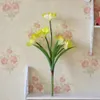 Simulering Phalaenopsis Blomma Silk Artificial Decoration Real Touch Flower Wedding Orchid Floral Christmas Party Decorative Flowers S