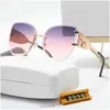 Lunettes de soleil de luxe Desinger Suqare Femmes Mode Vintage Lunettes de soleil Marque Shades pour dames Rec Lunettes Gafas de Sol Drop Livraison Otz1H