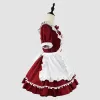 japanese Kawaii Maid Dr Lolita Cat Girl Party Stage Animati Show Waitr Maids Outfits Lace Bow Knot Sweetheart Costumes 54eL#
