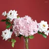 Decorative Flowers Artificial Green Plant Simulation Hydrangea Branch Year For Wedding Arrangement Autumn Decoration