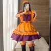 Plus Size Maid Dr Halen Cosplay Kostuums Womens Apr Maid Outfits Lolita Pompoen Pak Anime Party Princ Kleding R0Xm #