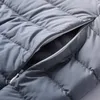 ultra leve para baixo coletes homens 90% pato branco para baixo gradiente coletes de inverno fi portátil sleevel colete homme quente parkas 379d #