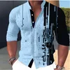 2023 camisa masculina padrão impressão geométrica gola branca ao ar livre rua lg manga roupas fi streetwear designer c6r8 #