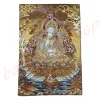 Skulpturer thangka / hemdekoration målning / lotus master Buddha / lyckosam thangka