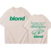Frank Ocean Bld T-shirts unisexe Harajuku col rond manches courtes chemises Fans cadeau S2uz #