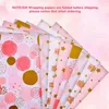 Party Decoration Pink Gold Birthday Gift Wrapping Paper Girls Folded Sheets For Wedding Valentine's Day All Occasion