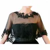 Scarves Bridal Lace Shawl Fashion Party Casual Wedding Cape Tulle Summer Evening Dress Women