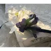 Gifta sig med handleds brudtärnor handblomma blommor brudgum corsage smaids s