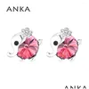 Studörhängen Anka Elephant Crystal Jewelry for Woman Design Crystals från Österrike 137196 Drop Leverans örhänge OTZBF