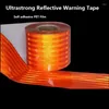 Window Stickers Adhesive Tape Reflect Supersrong PET Reflective Warning Decorative Floor Sticker