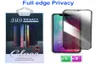 Edge Privacy Couverture complète en verre trempé pour iPhone 12 Mini 11 Pro Max XS XR 7 8 Plus XS X 7 8 Plus 6 6s Protecteur d'écran anti-espion 2254353