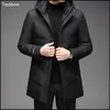 taoboo Anime giacca invernale uomo soprabito addensare cappotto caldo giacche da uomo felpe c cappuccio tinta unita piumino da uomo Casual 809o#