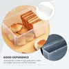 Teller selbst gemacht Brotspeicher -Box -Spender luftdichtem Halter Kunststoff Transparentes Gehäuse