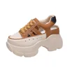 Casual Schoenen Verkopen Wedge Hollow Muffin Bottom Fashion Sexy Super Hoge Hak Sandalen Sneakers C1143