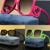 Señoras Diseñadores Gafas de sol Naranja Caja de regalo Gafas Moda Marca de lujo Gafas de sol Lentes de repuesto Encanto Mujeres Hombres Modelo unisex Viaje Playa Paraguas 39 85