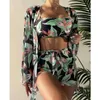 Women's Swimwear New Separate Swimsuits Tankini Set Female Swimwear 2024 Sports Beach Wear Two-Piece Bathing Suit Girls Pool Women Swimming Suit T240328