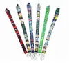 Anime tecknad mode trend halsband band lanyard nyckel id kort fitness telefon med USB märke clip diy sling material8316620