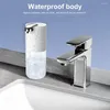 Flüssigseifenspender, automatisch, umweltfreundlich, wiederaufladbar, schäumend, für Badezimmer zu Hause