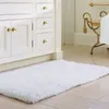 Tappetini da bagno ispessito bagno porta antiscivolo pavimento WC assorbente pelo lungo tappeto trapuntato in microfibra